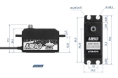 MIBO Drift King LP Programovateľné (RWD Drift Spec/18.0kg/8.4V) Bezkartáčové servo