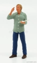 Road-kings Figures Man Trucker Gunther Standing 1:18 Modrá Šedá