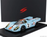 Spark-model Porsche 917k 4.5l Gulf Team John Wyer Automotive Engineering N 2 Winner 24h Daytona 1970 Pedro Rodriguez - Leo Kinnunen - Brian Redman 1:18 Světle Modrá Oranžová