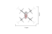 Syma X22SW kvadrokoptéra RTF – biela