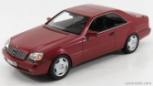 Modely Mercedes benz S-class 600sec Coupe (c140) 1992 1:18 Red Met