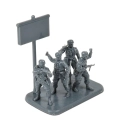 Zvezda figurky - němečtí výsadkáři (1:72)