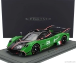 Bbr-models Pagani Huayra R N 29 Racing 2021 - Con Vetrina - With Showcase 1:18 Černý Uhlík Zelený