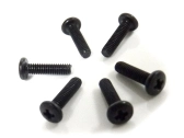 Skrutka s pologuľatou hlavou 2,5x10 mm (6 ks)