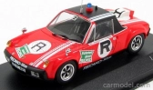 Minichamps Porsche 914/6 Ons R2 1974 - Servizio Di Sicurezza In Pista 1:43 červená čierna