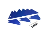 Traxxas hliníkové vnútorné panely šasi modré
