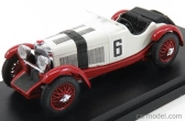 Rio-models Mercedes Benz Sskl Spider N 6 Víťaz Eifelrennen Nurburgring 1927 Rudolf Caracciola 1:43 White Bordeaux