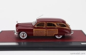 Modely v mierke Matrix Packard 8 Eight Station Sedan 1948 1:43 Red Wood