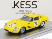 Kess-model Ferrari 275 Gtb/c Sn.6885 Team Ecurie Francorchamps N 24 3. 24h Le Mans 1965 Willy Mairesse - Jean Blaton (beurlys) 1:43 Žltá