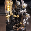 RoboTime 3D mechanická skládačka Da Vinciho vrtulník