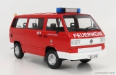 Kk-scale Volkswagen T3 Minibus Syncro Feuerwehr 1987 1:18 Red