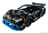 Lego Porsche Lego Technic - 718 Cayman Gt4 E-performance N 0 Racing 2022 1:12 Matná čierna svetlo modrá