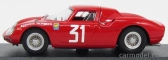 Najlepší model Ferrari 250lm Coupe N 31 Winner Monza 1964 N.vaccarella 1:43 Červená