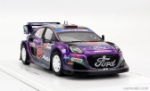 Spark-model Ford england Puma Rally1 Team Ford World Rally M-sport N 7 4th Rally Sardinia Italy 2022 P.l.loubet - V.landais 1:43 Purple Blue Grey