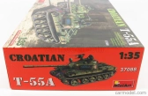Miniart Tank T55a Chorvátsky tank 1:35 /
