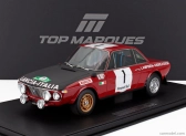 Topmarques Lancia Fulvia Hf 1600 Coupe (night Version) N 1 Winner Rally Du Maroc 1972 Simo Lampinen - Solve Andreasson 1:12 Červená Černá