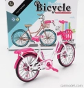 Golden wheel models Bicicletta Lady Classic Bicycle 1:10 Růžová Bílá