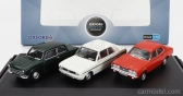 Oxford-models Ford england Set 3x Cortina Mki 1962 - Mkii 1967 - Mkiii 1973 1:76 Zelená Bílá Oranžová