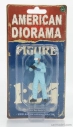 American diorama Figures Man - Hazmat Crew Figure Vi 1:24 Světle Modrá