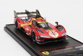 Bbr-models Ferrari 499p 3.0l Turbo V6 Team Ferrari Af Corse N 50 5. 24h Le Mans (pole position) 2023 Antonio Fuoco - Miguel Molina - Nicklas Nielsen 1:43 Červená Žltá Čierna