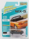 Johnny lightning Mazda Mx-5 Cabriolet otvorený 1999 1:64 čierna