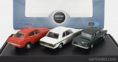 Oxford-models Ford england Set 3x Cortina Mki 1962 - Mkii 1967 - Mkiii 1973 1:76 Zelená Bílá Oranžová