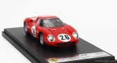 Looksmart Ferrari 250lm Coupe N 26 1000km Paris 1966 David Piper - Mike Parkes 1:43 Red