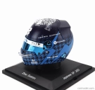 Spark-model Bell helmet F1  Casco Helmet Alfa Romeo C43 Team Stake N 24 Japan Gp 2023 Guanyu Zhou 1:5 Blue