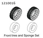 1210016 - Front Tire & Sponge Set - Buggy (2)