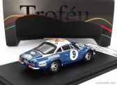 Trofeu Renault A110 Alpine (nočná verzia) N 9 2nd Rally Acropolis 1975 Tassos Livieratos (siroco) - Miltos Andrioulos 1:43 Blue Met White