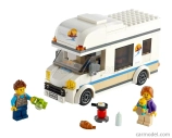 Lego Camper Lego City - Holiday Camper - 190 Pezzi - 190 Pieces Bílá