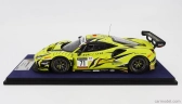 Looksmart Ferrari 488 Gt3 Evo 3.9l Turbo V8 Team Iron Lynx N 71 3rd 24h Spa 2022 Antonio Fuoco - Davide Rigon - Daniel Serra - Con Vetrina - With Showcase 1:18 Žlutá Černá