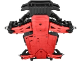 Pro-Line ochrana šasi Bash Armor červená: Arrma 3S kratší rozvor