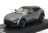 Edicola Ferrari Purosangue Suv 2022 - Con Vetrina - S vitrínou 1:64 Grigio Silverstone - Grey Met