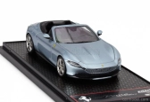 Bbr-models Ferrari Roma Spider Open 2020 1:43 Grigio Alloy - Modrá Šedá Met