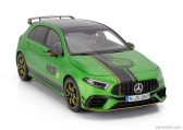 Nzg Mercedes benz A-class A45s 4-matic Amg 2023 1:18 Zelená S Černou