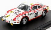 Trofeu Renault Alpine A110 N 69 Tour De Belgique 1971 H.delbar - C.collaer 1:43 Bílá Červená