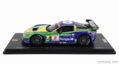 Spark-model Chevrolet Corvette C6.r Z06 Team Sangari Brazil N 8 24h Spa 2009 Enrique Bernoldi - Xavier Maassen - Roberto Streit 1:43 Modrá Zelená Žlutá