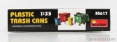 Miniart Accessories Set Cestino E Cassonetto Rifiuti - Trash Cans 1:35 /