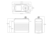 BH125W Digitálne servo s vysokým krútiacim momentom (125 kg-0,085s/60°)