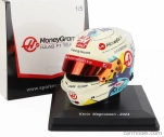 Spark-model Bell helmet Casco Helmet F1 Kevin Magnussen Team Moneygram Haas N 20 Season 2024 1:5 Bílá Černá