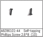 ABZ86101-44 - Self-tapping Phillips Screw 2.6*8 - Mini AMT (10)