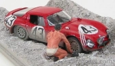 Najlepší model Alfa romeo Tz2 N 43 24h Le Mans 1965 (s obrázkom) Zeccoli - Rosinski 1:43 Red