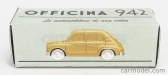 Officina-942 Fiat 600 Lucciola Carrozzeria Francis Lombardi 1957 1:76 Gold Met