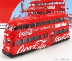 Corgi Blackpool Decker Double Tram Bus Coca-cola Open Happiness 1934 1:76 červená biela
