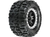Pro-Line kolo 4.3", pneu Trencher Pro-Loc, disk Impulse H24 černo-šedý (2) (X-Maxx)