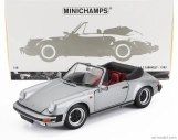 Minichamps Porsche 911 3.2 Carrera Cabriolet 1983 1:18 Grey Met