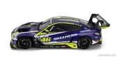 Minichamps BMW radu 4 M4 Gt3 Team Wrt N 46 Víťaz Gtwce Gt World Challenge Europe Sprint Cup Misano Taliansko 2023 - Valentino Rossi - Maxime Martin 1:18 Fialová Žltá Čierna
