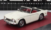 Matrix scale models Triumph Tr5 Cabriolet Open 1967 1:43 Bílá