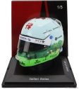 Spark-model Bell helmet F1  Casco Helmet Alfa Romeo C43 Team Stake N 24 Canada Gp 2023 Guanyu Zhou 1:5 Bílá Zelená